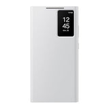 Samsung Galaxy S24 Ultra Smart View Window Flip Wallet Case with Control - White