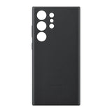 Samsung Galaxy S24 Ultra Leather Case Slim Profile - Black