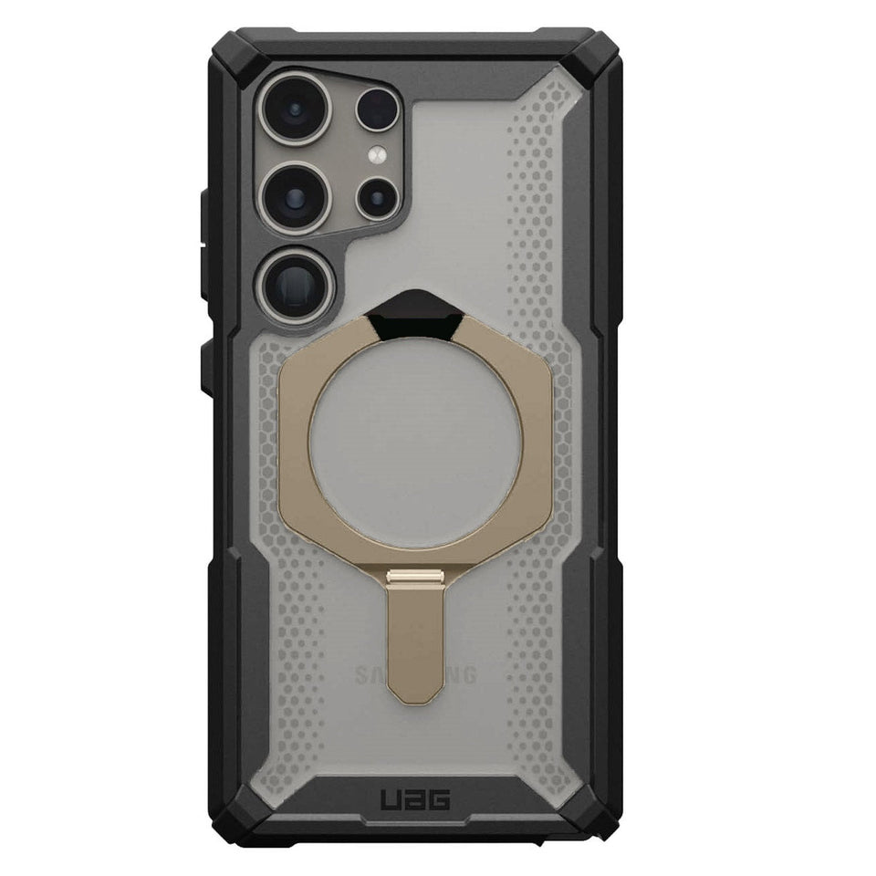 Samsung Galaxy S24 Ultra UAG Plasma XTE with MagSafe & Metal Kickstand - Smoke