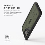 Samsung Galaxy S24 Ultra Pathfinder Series Ragged Armor Protective MagSafe Case - Green