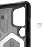 Samsung S24 Ultra Pathfinder Shockproof Matte MagSafe Case - Clear Neon