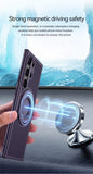 Samsung Galaxy S24 Ultra Magnetic Stand Hard Shell Cooling Case  - Green