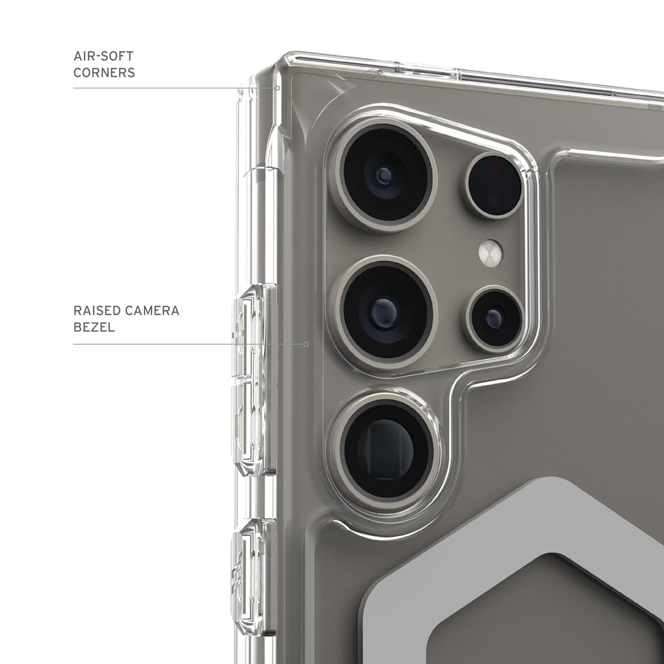 Samsung S24 Ultra UAG Plyo Pro Series Armor Protective Magesafe Case - Transparent