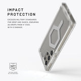 Samsung S24 Ultra UAG Plyo Pro Series Armor Protective Magesafe Case - Transparent