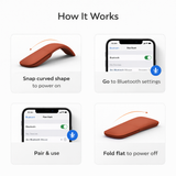 Super Light Wireless Optical Touch Mouse