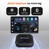 Zedge GetPairr AI Box 2.0 (compatible with all cars ) , Android 13 ,8 Gb ram ,  128 Gb storage, Wireless | Carplay Android Auto 3 in 1