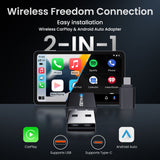 2025 Galaxy GetPairr™ Magic Ultra Mini 3.0 wireless CarPlay Android Auto Adapter