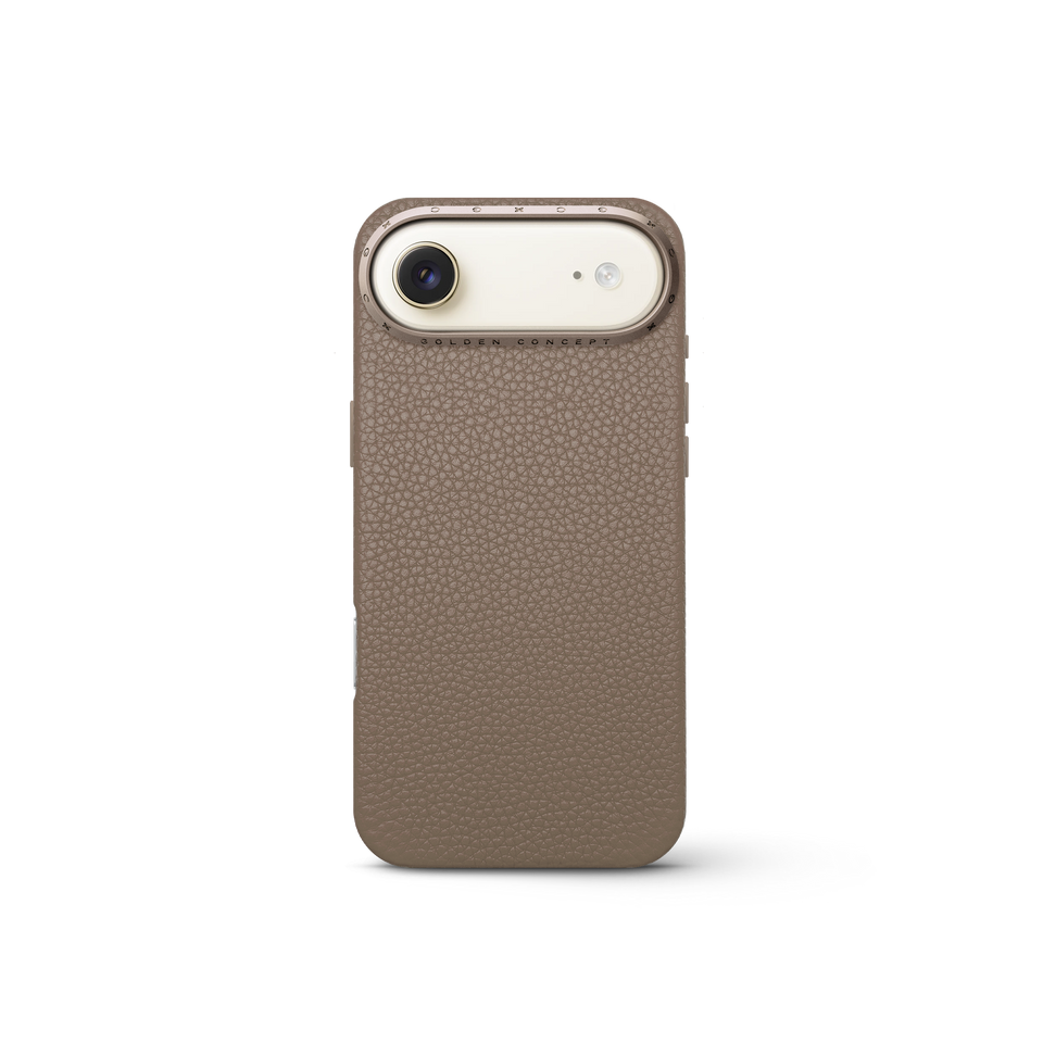 iPhone Case 17 - Full-Grain Leather - Sand