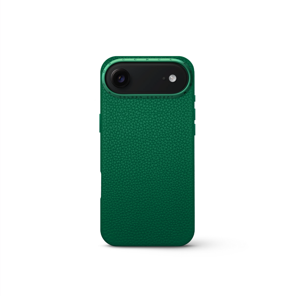 iPhone Case 17 - Full-Grain Leather - Evergreen