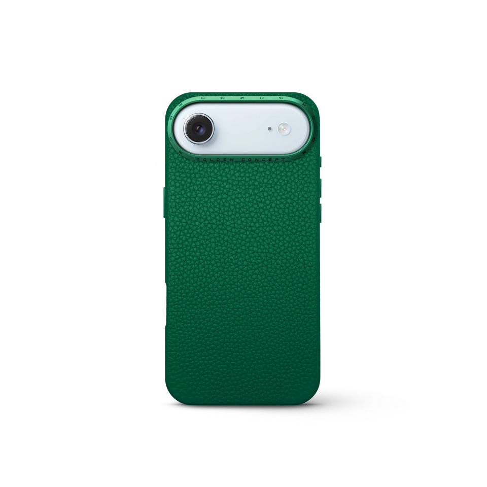 iPhone Case 17 - Full-Grain Leather - Evergreen