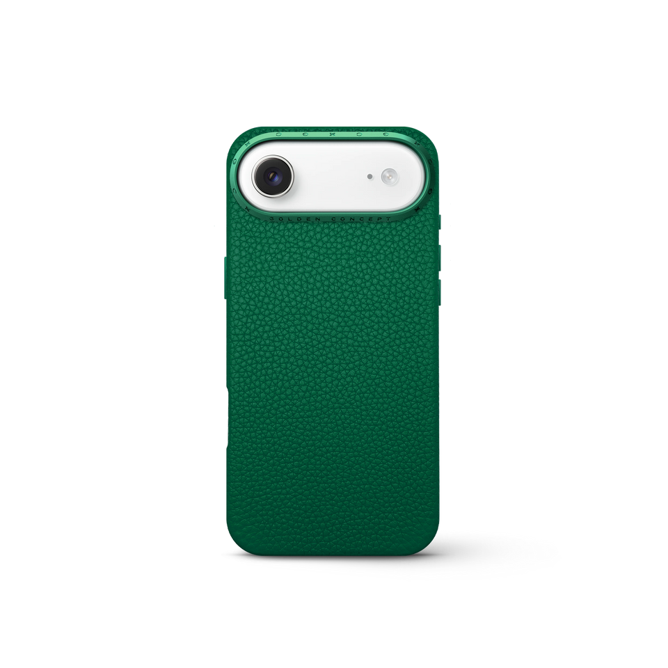 iPhone Case 17 - Full-Grain Leather - Evergreen