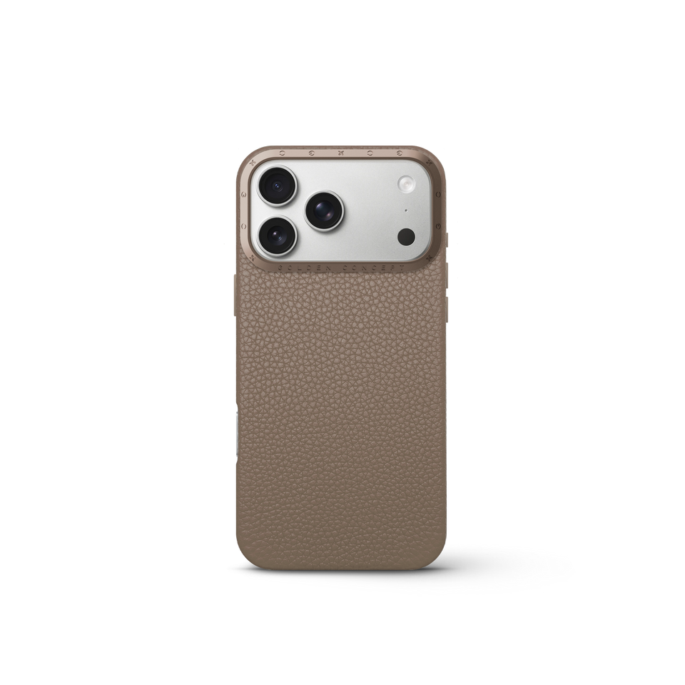 iPhone Case 17 - Full-Grain Leather - Sand