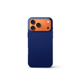iPhone Case 17 - Full-Grain Leather - Deep Blue