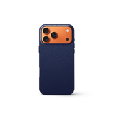 iPhone Case 17 - Full-Grain Leather - Midnight Blue