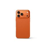 iPhone Case 17 - Full-Grain Leather - Orange