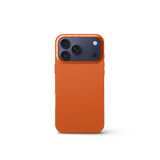 iPhone Case 17 - Full-Grain Leather - Orange