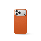 iPhone Case 17 - Full-Grain Leather - Orange