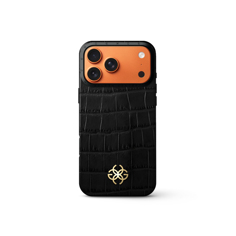iPhone Case 17 - Embossed Croco Logo