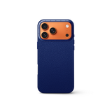 iPhone Case 17 - Full-Grain Leather - Deep Blue