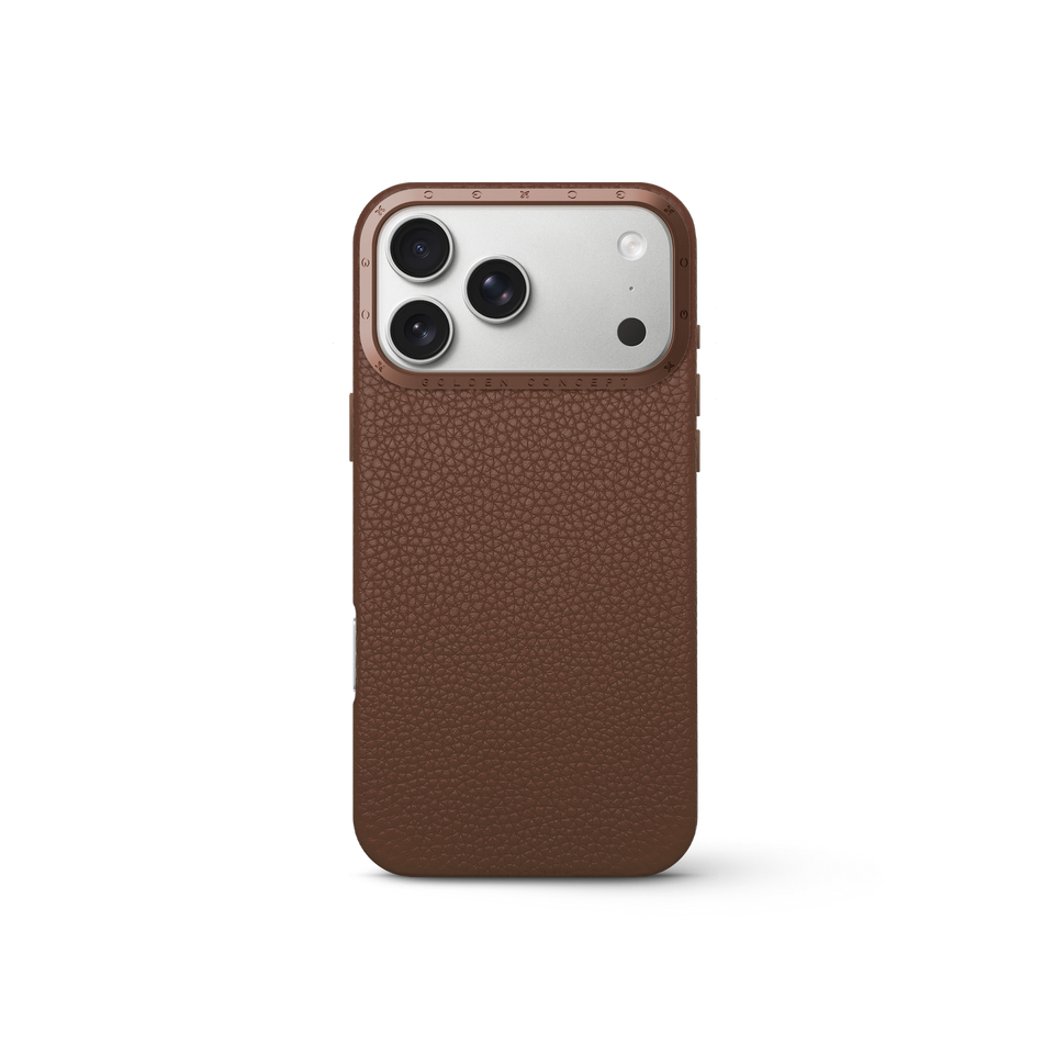 iPhone Case 17 - Full-Grain Leather - Chestnut
