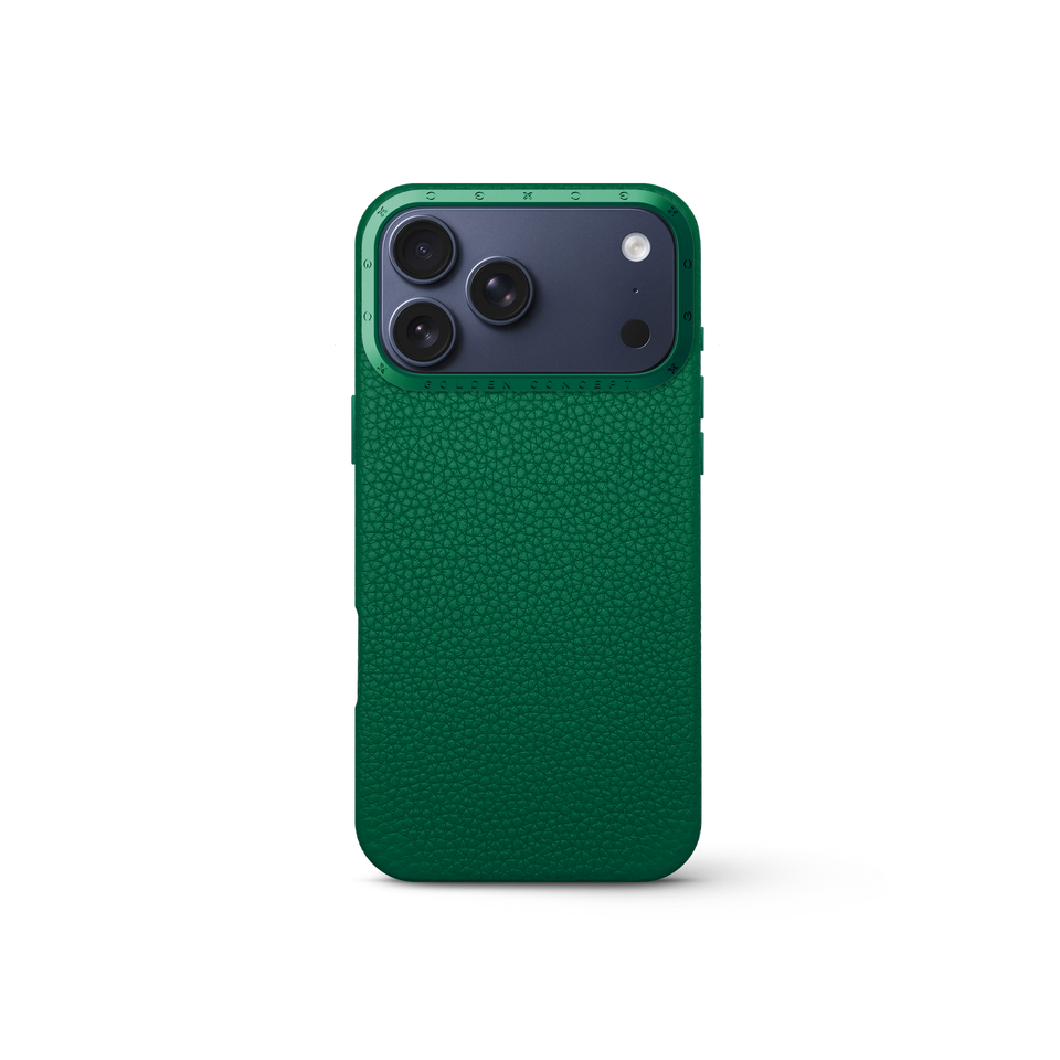 iPhone Case 17 - Full-Grain Leather - Evergreen