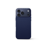 iPhone Case 17 - Full-Grain Leather - Midnight Blue