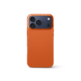 iPhone Case 17 - Full-Grain Leather - Orange