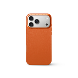 iPhone Case 17 - Full-Grain Leather - Orange