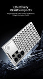 Samsung Galaxy S24 Ultra Metal Heat Dissipation Aluminum Cooling Case with Fragrance Aroma - Black