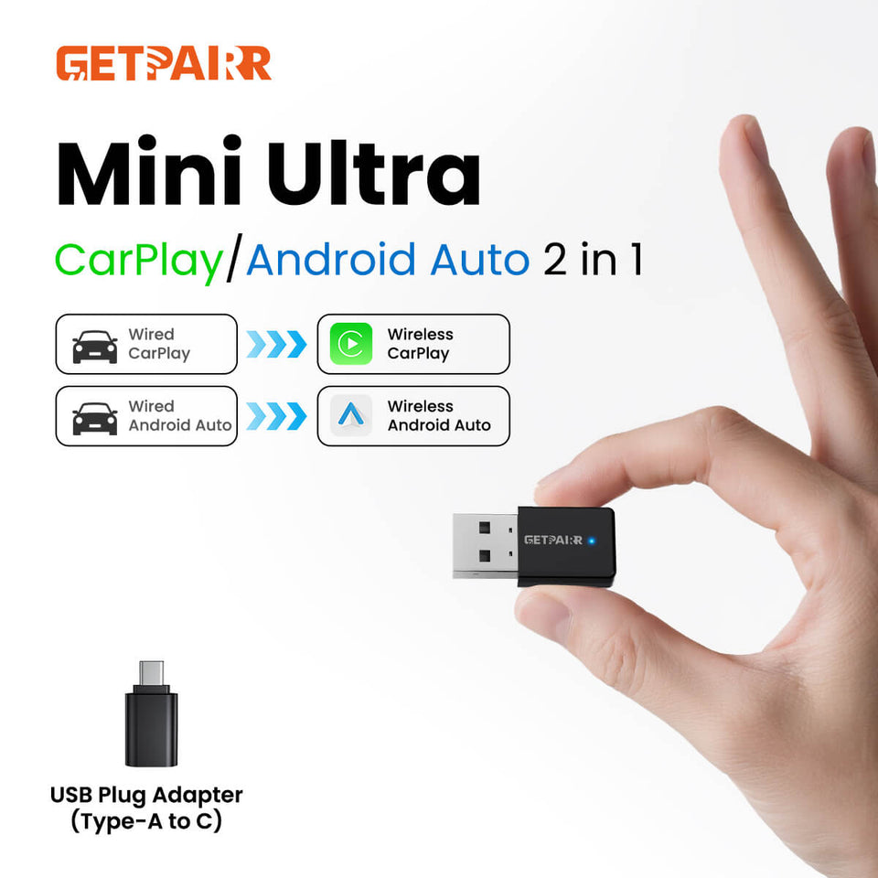 2025 Galaxy GetPairr™ Magic Ultra Mini 3.0 wireless CarPlay Android Auto Adapter