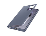 Samsung Galaxy S24 Ultra Smart View Window Flip Wallet Case with Control - Violet