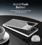 Samsung Galaxy S24 Ultra Metal Heat Dissipation Aluminum Cooling Case with Fragrance Aroma - Black