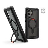Samsung Galaxy S24 Ultra UAG Plasma XTE with MagSafe & Metal Kickstand - Ash Black