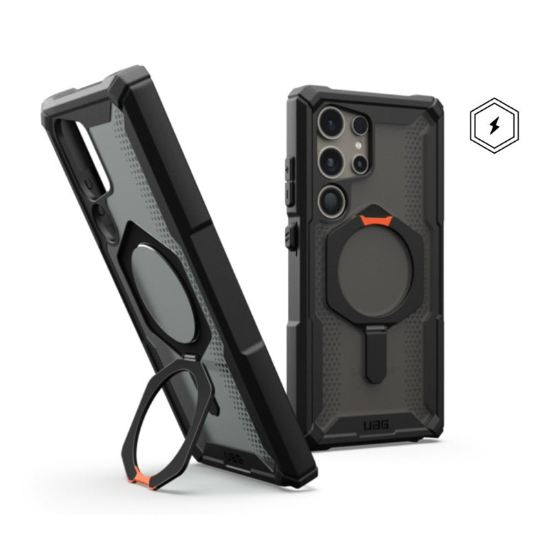 Samsung Galaxy S24 Ultra UAG Plasma XTE with MagSafe & Metal Kickstand - Ice Clear