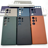YG Cases | Samsung Galaxy S24 Ultra Leather Case Slim Profile - Blue
