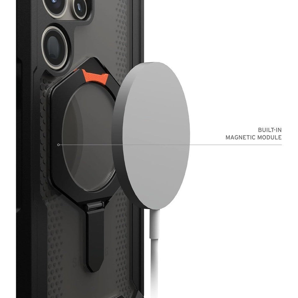 Samsung Galaxy S24 Ultra UAG Plasma XTE with MagSafe & Metal Kickstand - Smoke