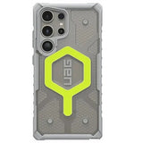 Samsung S24 Ultra Pathfinder Shockproof Matte MagSafe Case - Clear Neon